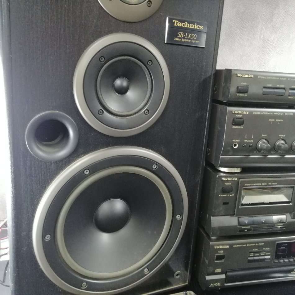 LARGE Original Working Technics Hi-Fi System!!! Very Good Condition!!!