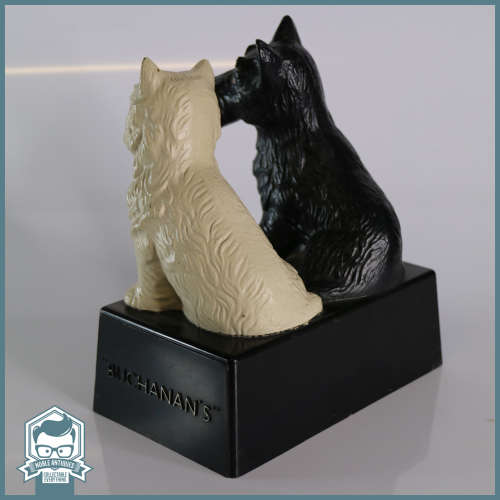 RARE!!! Original Black and White Hard Plastic Whisky Promo Statue!!!