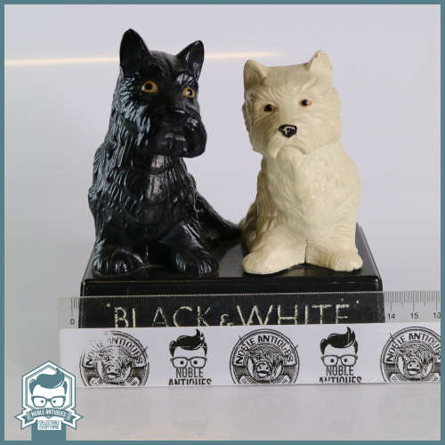 RARE!!! Original Black and White Hard Plastic Whisky Promo Statue!!!