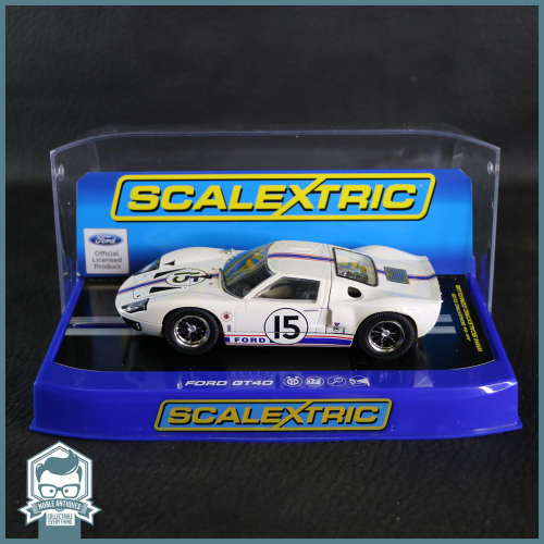 Boxed Scalextrix Ford GT40 1966 Le Mans Racing Car!!!