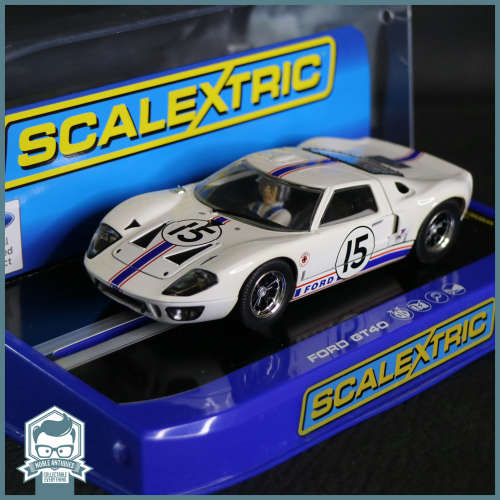 Boxed Scalextrix Ford GT40 1966 Le Mans Racing Car!!!