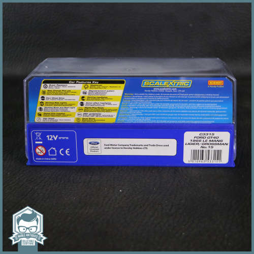 Boxed Scalextrix Ford GT40 1966 Le Mans Racing Car!!!
