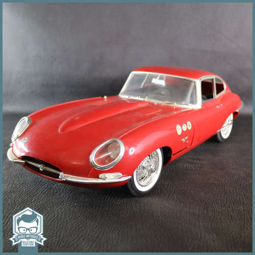 SUPER RARE!!! Large 600mm 1964 Monogram Jaguar E-Type Die Cast Hard Plastic Model!!! Scale 1:8!!!
