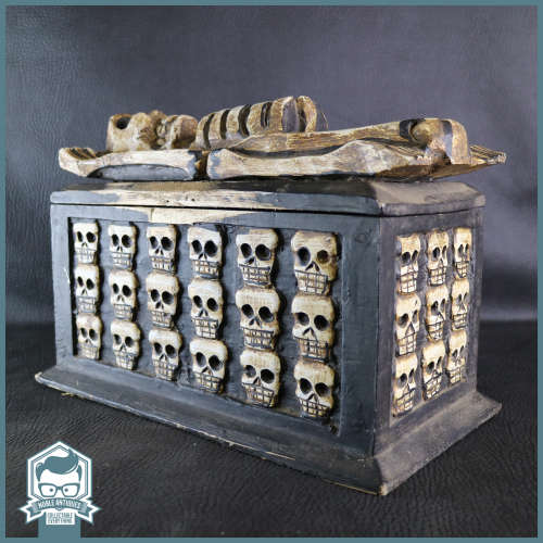 Original Handcrafted Skeleton Coffin Style Keepsake Box!!!