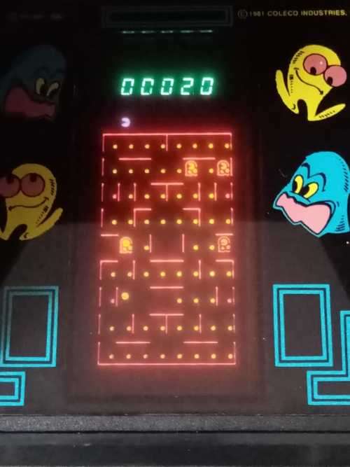 SUPER RARE!!! Original 100% Functional and Serviced 1981 Coleco Packman Desktop Game!!!