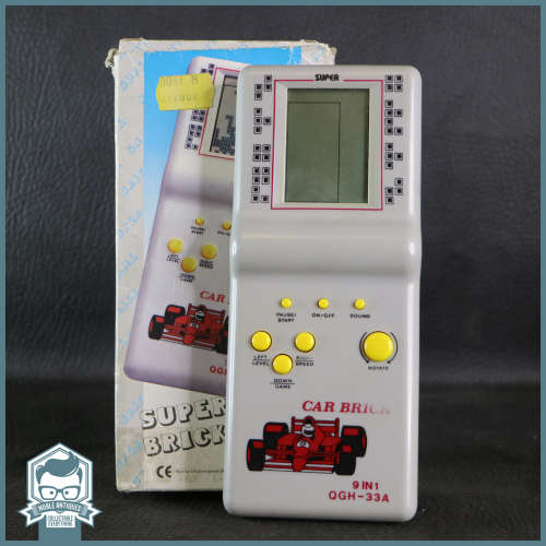 Vintage Boxed Super Car Brick Game 9 in 1 Working!!!