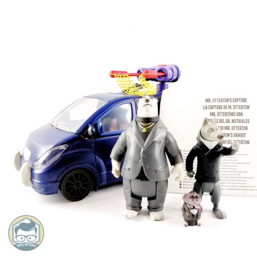 Super Cool!!! Large Original TOMY Mr. Otterton`s Cature Vehicle and Figurines!!!