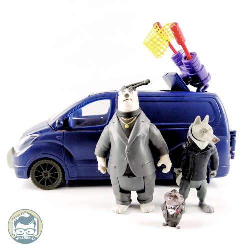 Super Cool!!! Large Original TOMY Mr. Otterton`s Cature Vehicle and Figurines!!!