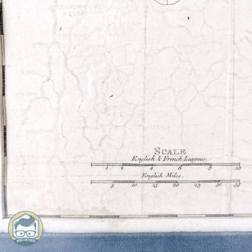 Antique Framed Kingdom of Madura Map - By Thomas Jefferys Circa 1700`s!!!