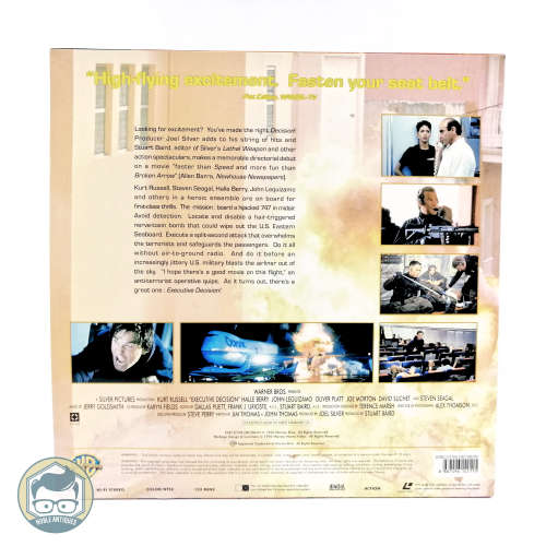 Vintage Large LASERDISC - Executive Decision, Like New