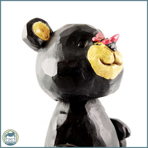 Large Original Vintage Canadian Bobble Head Black Bear!!!