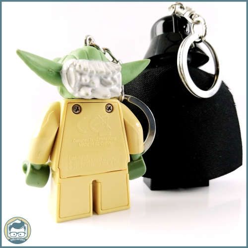 Two Original Lego Star Wars Keyring Lights!!! Working!!!