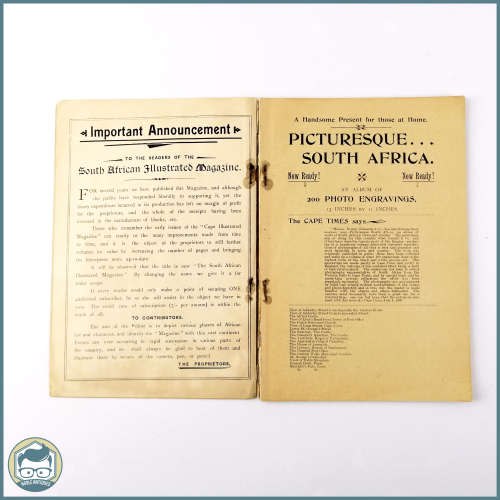 Original 1900 South African Illustrated Magazine!!!