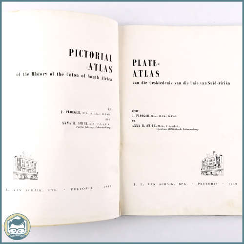 RARE!!! 1949 Pictorial Atlas Of The History of the Union Of South Africa!!!