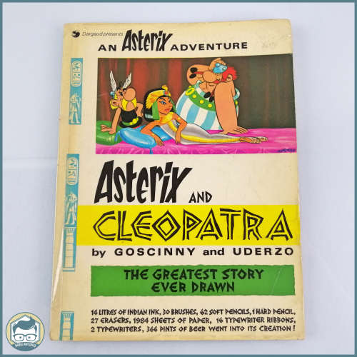Vintage Asterix and Cleopatra, Soft Cover!!!