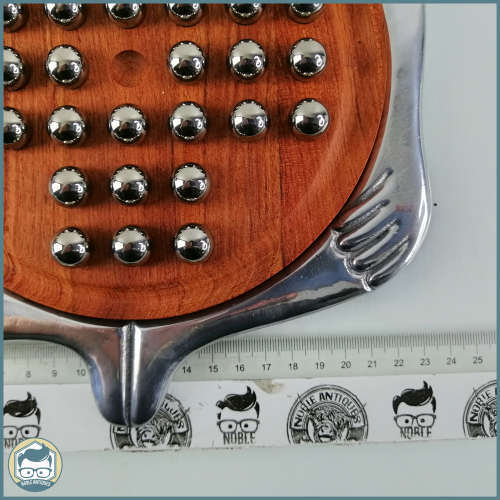 Large Original Boxed Carrol Boyes Solitaire Marble Game!!! (Box has writing)