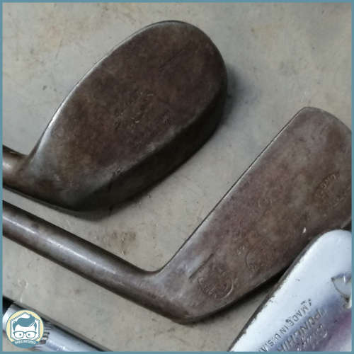 Super Cool!!! Vintage Golf Set With Leather and Canvas Bag!!!