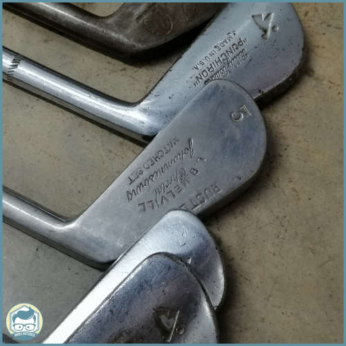 Super Cool!!! Vintage Golf Set With Leather and Canvas Bag!!!