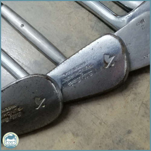 Super Cool!!! Vintage Golf Set With Leather and Canvas Bag!!!