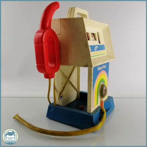 Large Original Vintage 1980`s Fisher Price Fuel Pump, Working Dial and Pressure Pump!!!