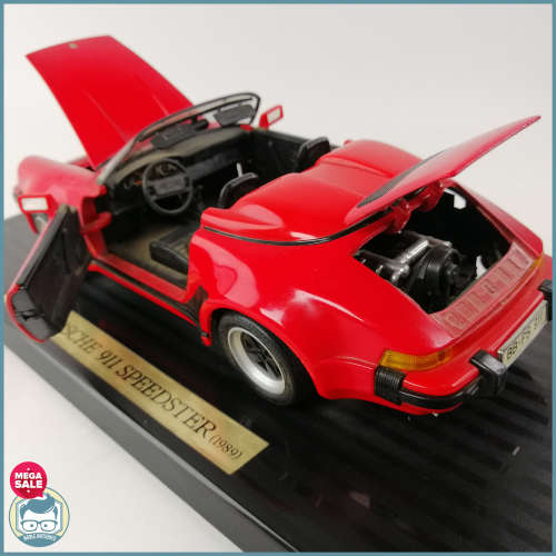 Large Highly Detailed Die Cast Metal Maisto 1989 Porsche 911 Speedster Scale 1:18!!!