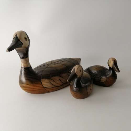 Original Limited Edition Hand Crafted Knysna Bird Of Africa Duck Set!!