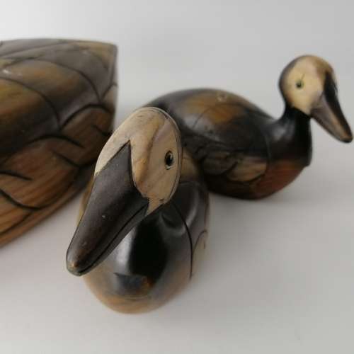 Original Limited Edition Hand Crafted Knysna Bird Of Africa Duck Set!!