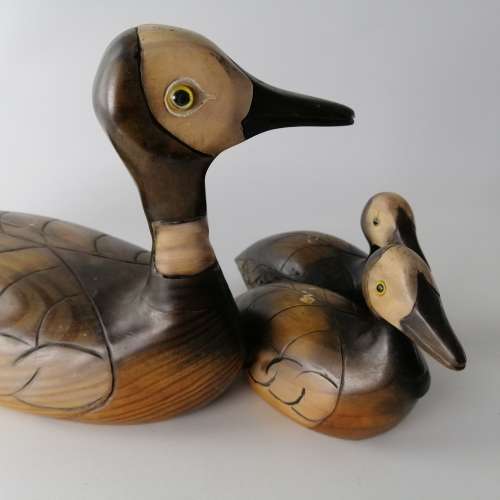 Original Limited Edition Hand Crafted Knysna Bird Of Africa Duck Set!!
