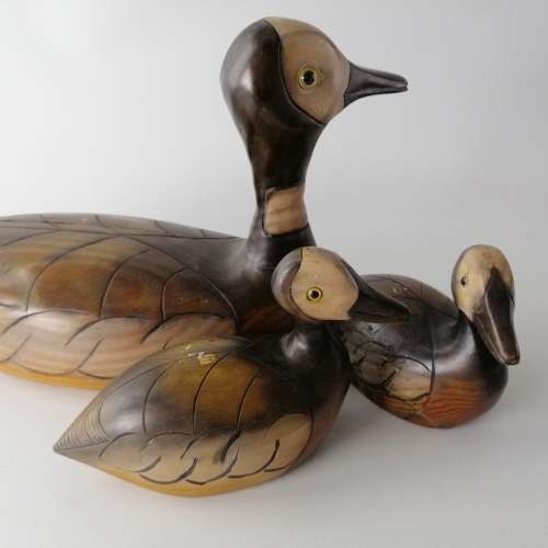 Original Limited Edition Hand Crafted Knysna Bird Of Africa Duck Set!!