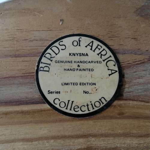 Original Limited Edition Hand Crafted Knysna Bird Of Africa Duck Set!!