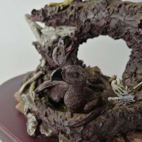 Fantastic!!! Large Detailed Nesting American Eagle Statue!!!