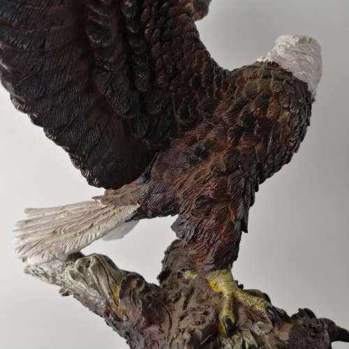 Fantastic!!! Large Detailed Nesting American Eagle Statue!!!