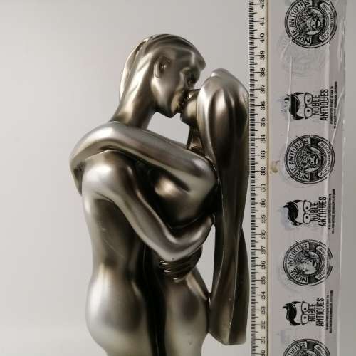 Large Pewter Finished Lovers Statue!!!
