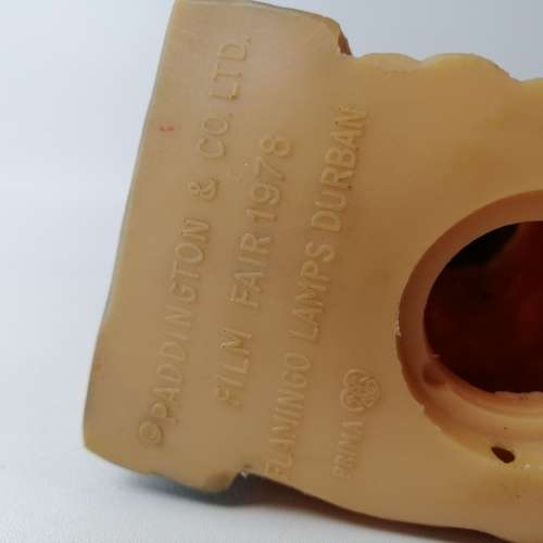 RARE!!! Large 1978 Film Fair Paddington Bear Had Rubber Figurine!!!