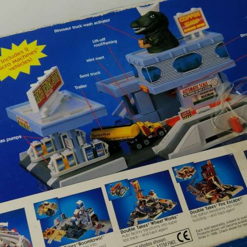 Original Boxed Vintage 1997 Micro Machines Diorama Playsets!!! Bid For Both!!!