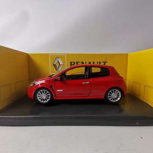 Original Boxed Solido 2006 Renault Clio III Rouge Trophy Scale 1:18!!!