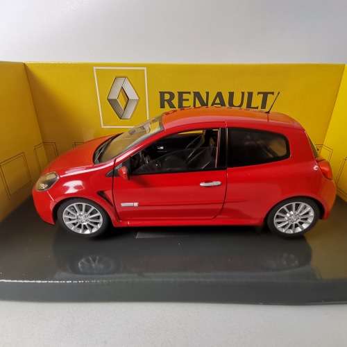 Original Boxed Solido 2006 Renault Clio III Rouge Trophy Scale 1:18!!!