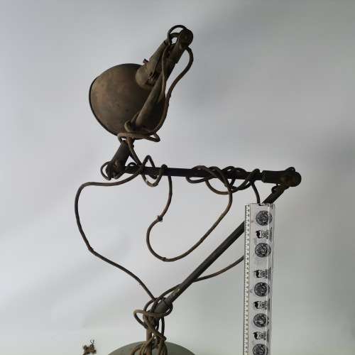 Fantastic Find!!! Two LARGE Original Wood Based 1940`s Anglepoise Workshop Lamp!!! Bid per lamp!!!