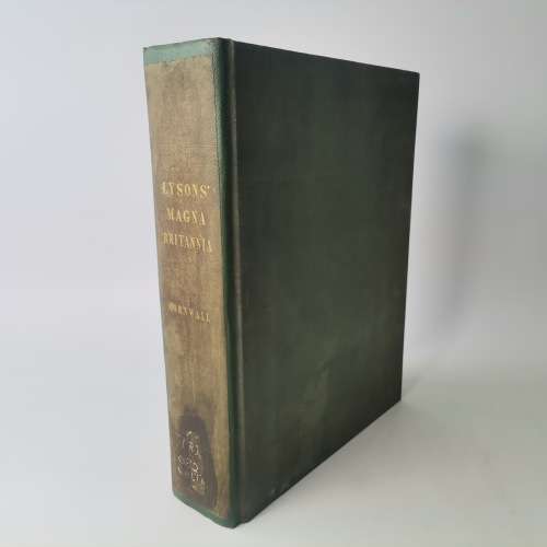 1822 Large Leather Spine - History of the County of Cornwall - With Maps and plates!!!