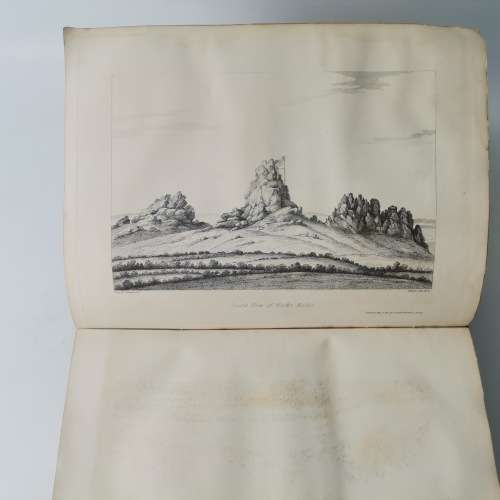 1822 Large Leather Spine - History of the County of Cornwall - With Maps and plates!!!