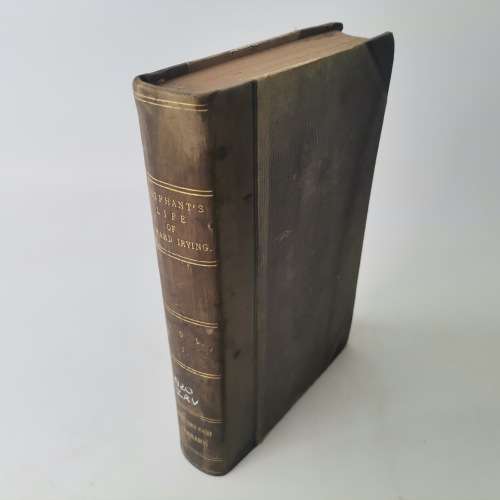 1862 Leather Spine and Corner - The Life of Edward Irving!!!