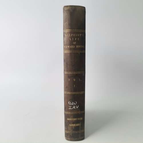1862 Leather Spine and Corner - The Life of Edward Irving!!!