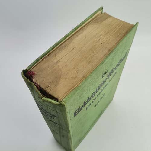 1938 Large Hardcover - Die Elektrizitäts-Wirtschaft im Deutschen Reich!!!