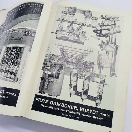 1938 Large Hardcover - Die Elektrizitäts-Wirtschaft im Deutschen Reich!!!