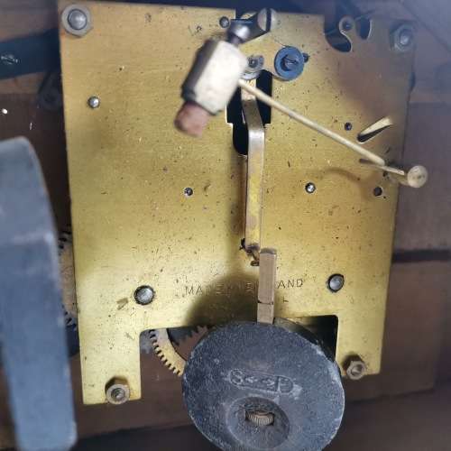 Original Forestville Mantel Clock For Parts, Spared or Restoration!!!