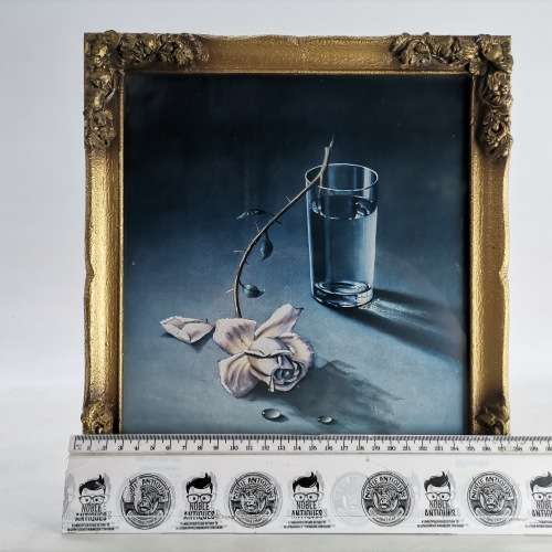 Vintage Ornately Framed Tretchikoff Weeping Rose!!! (310mm x 280mm)