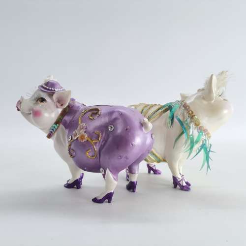 Shopping Piggy Ladies Savings Banks!!! Bid For Both!!!