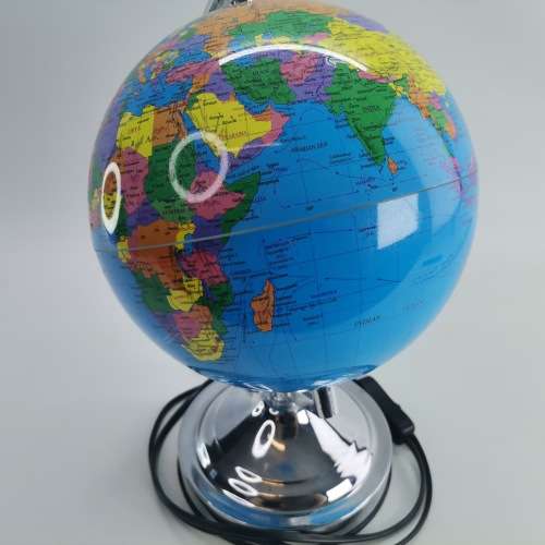 Detailed EARTH GLOBE Globe Lamp!!! Working!!!