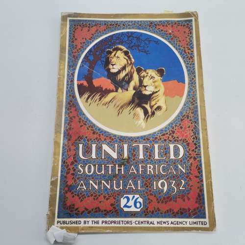 RARE!!! Large 1932 United South African Annual!!!