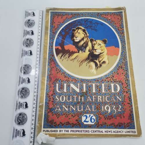 RARE!!! Large 1932 United South African Annual!!!